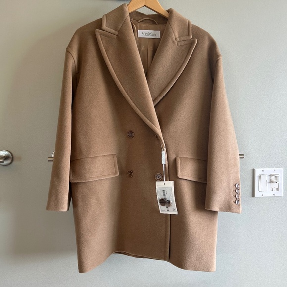 Max Mara wool and cashmere coat, brand new w/tags - Picture 1 of 3